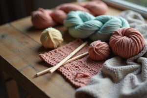 Essentielles Strickzubehör für Anfänger