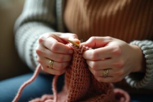 Linke Maschen stricken lernen